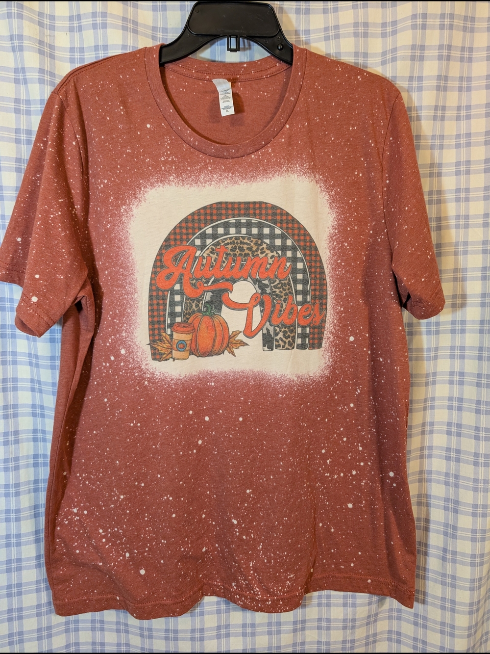 Bella Canvas Rust 'Autumn Vibes' Short Sleeve Tee